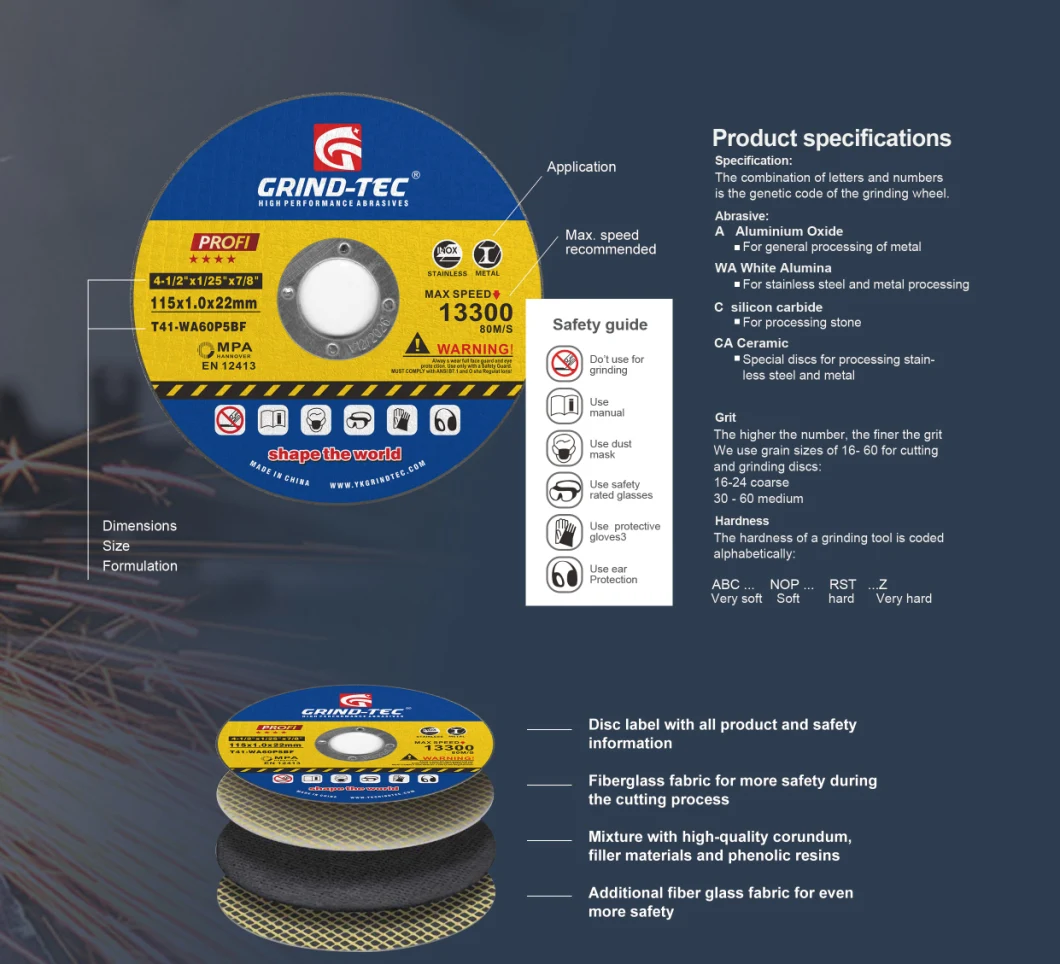 Sharp Fast Metal Cutting Wheel 4.5