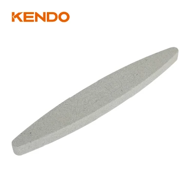 Pietra per affilare Kendo di forma ovale, perfetta per affilare e lucidare forbici, coltelli, scalpelli e utensili